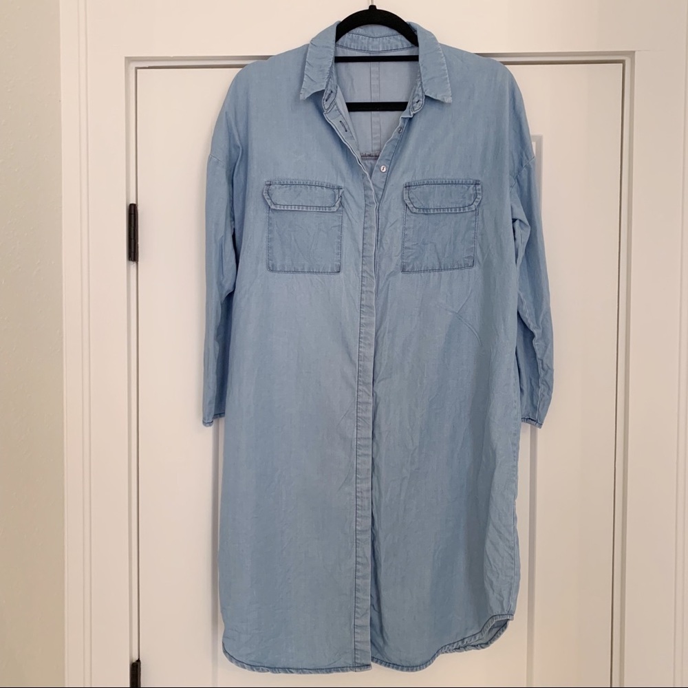 ASOS Maternity Denim Shirt Dress